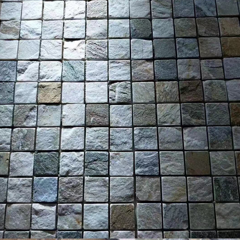Slate culture stone mosaic